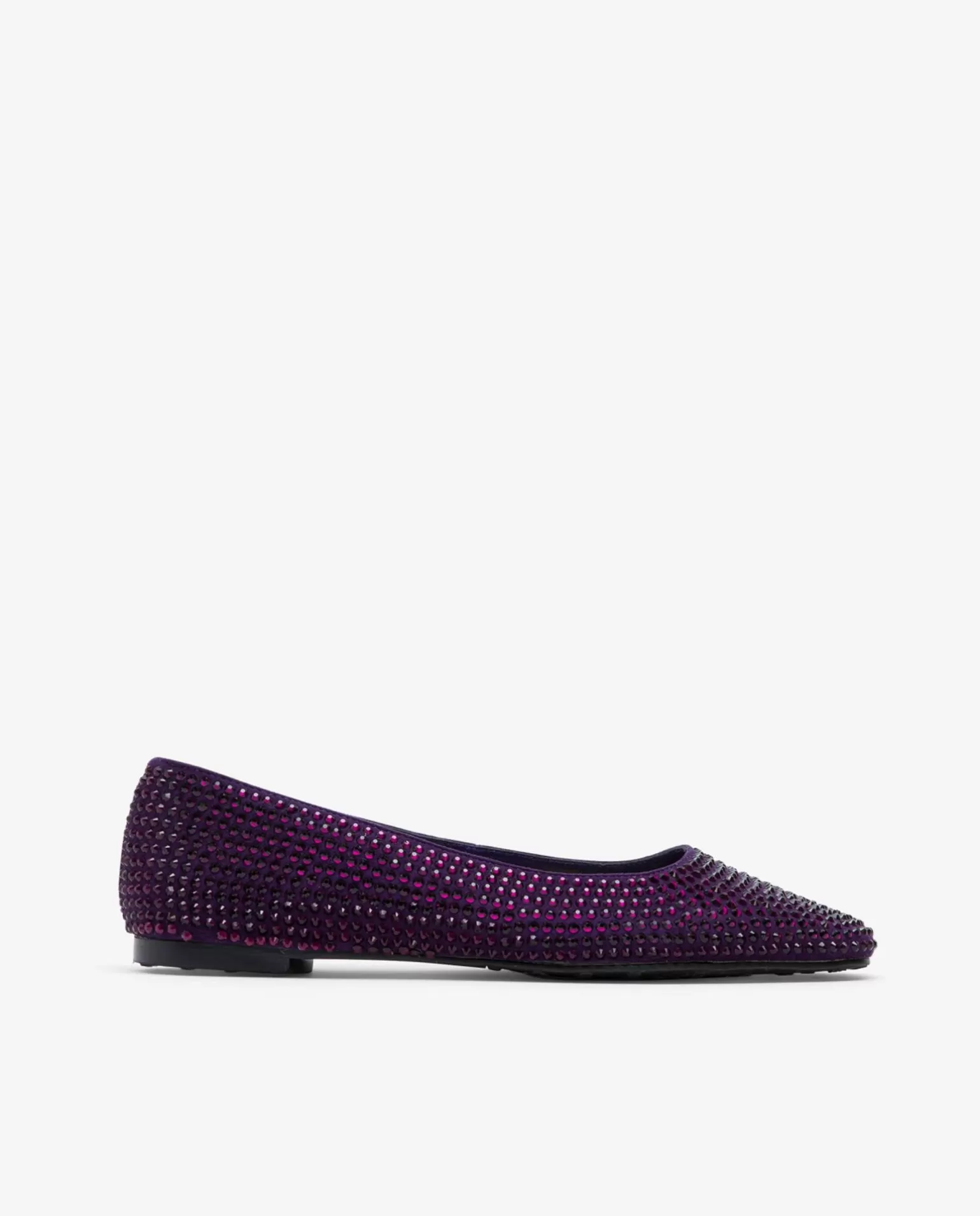 Mujer Cuplé Bailarina Strass Morado