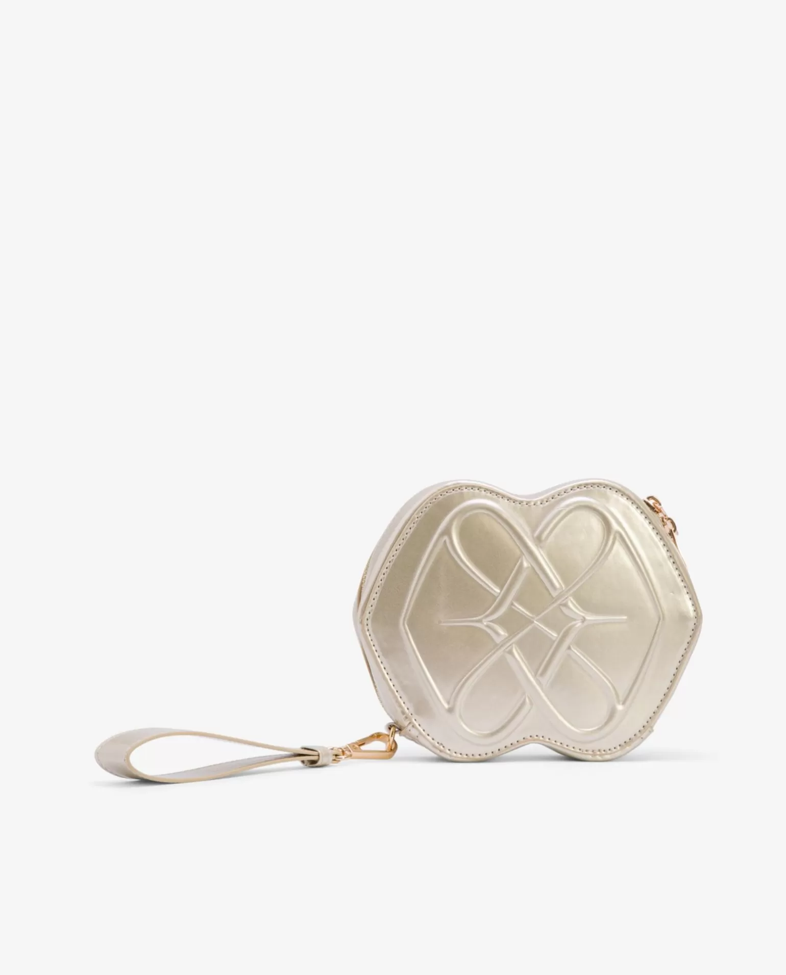 Mujer Cuplé Bolso Logo Tecnopiel Oro