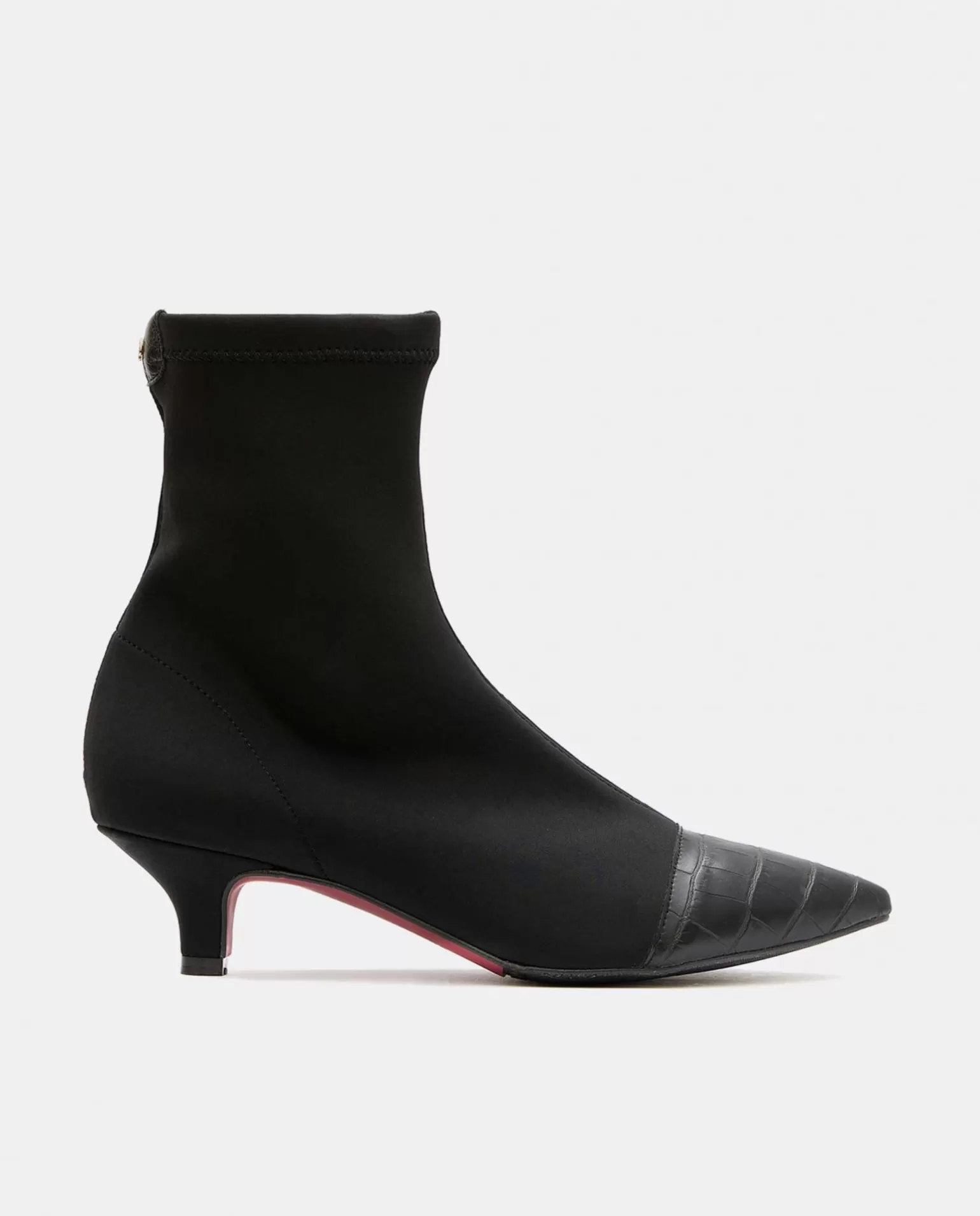 Mujer Cuplé Botin Licra Strech Negro