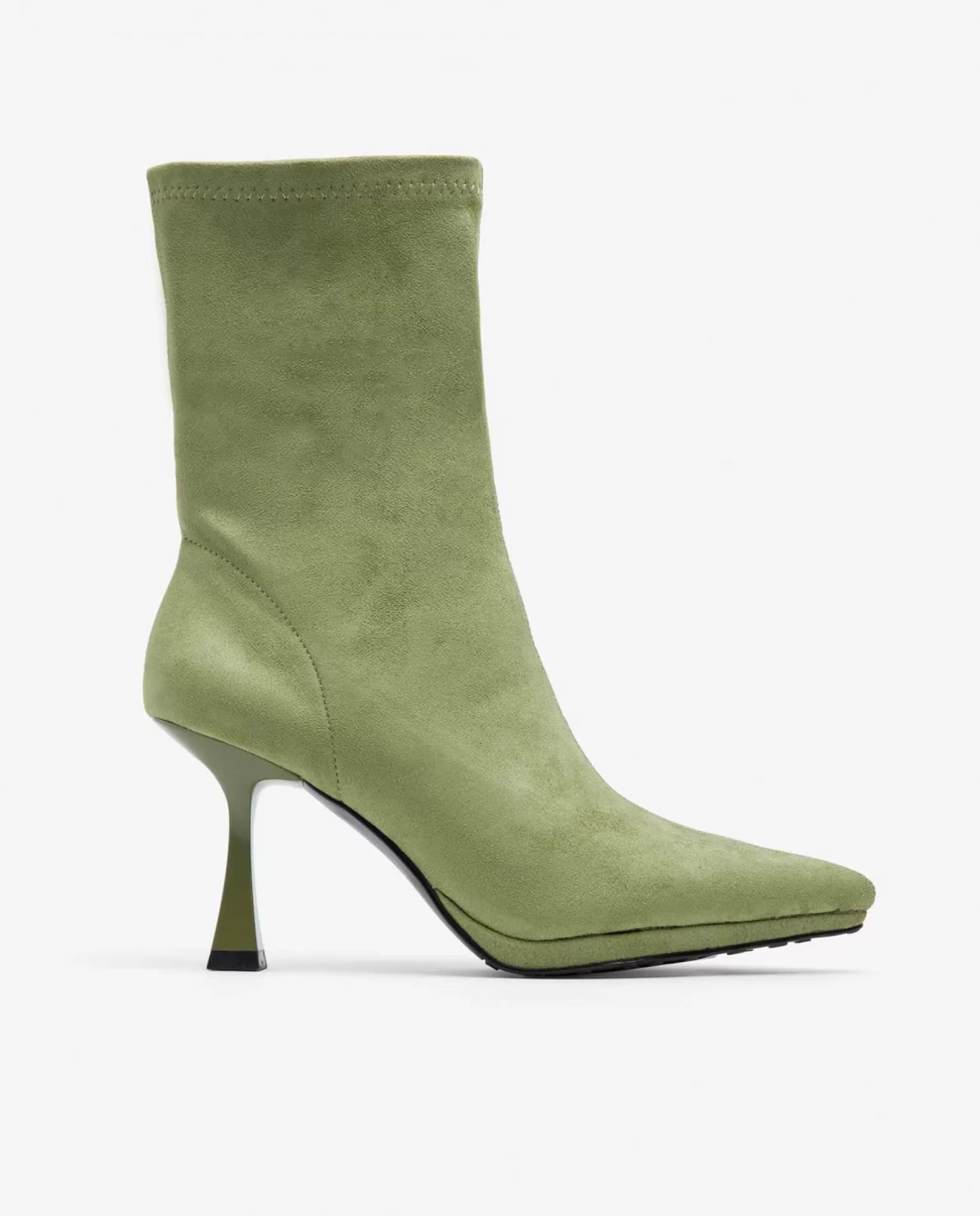 Mujer Cuplé Botin T/A Ultrasuede Strech Verde