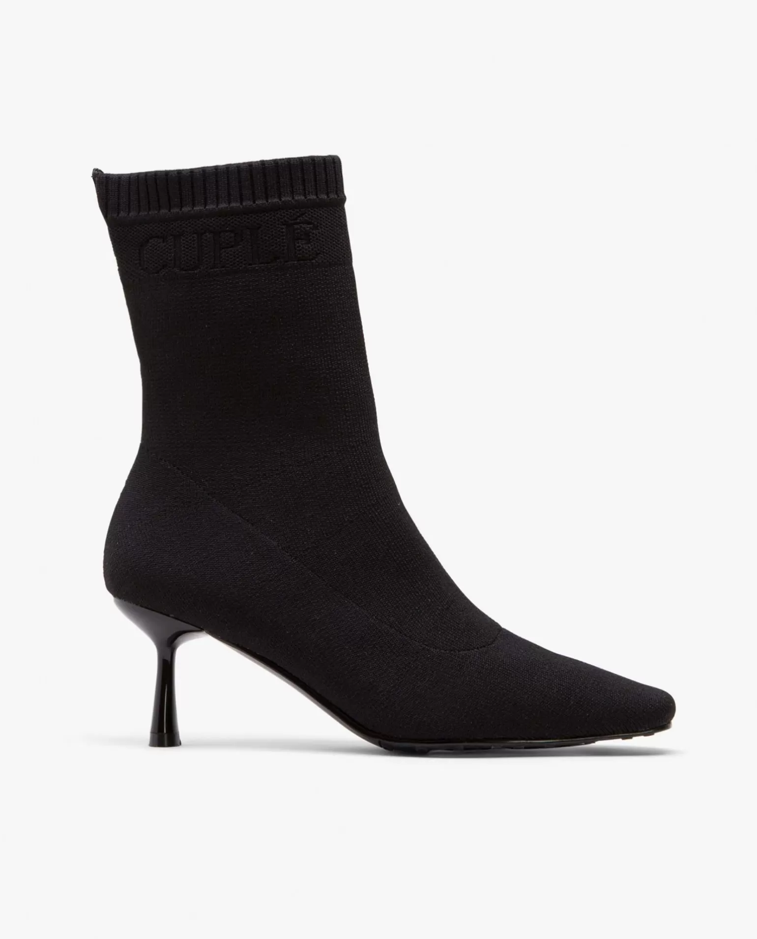 Mujer Cuplé Botin T/F Textil Negro