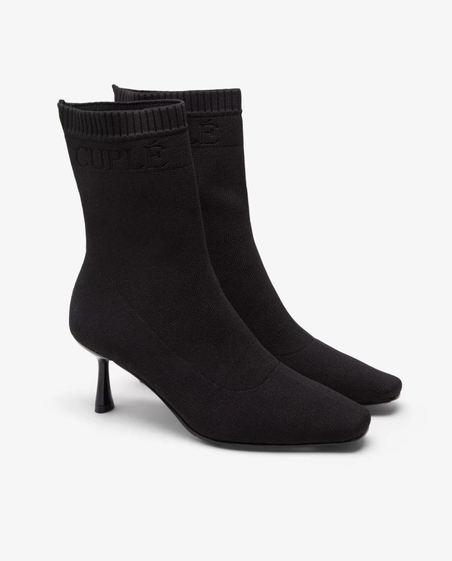 Mujer Cuplé Botin T/F Textil Negro