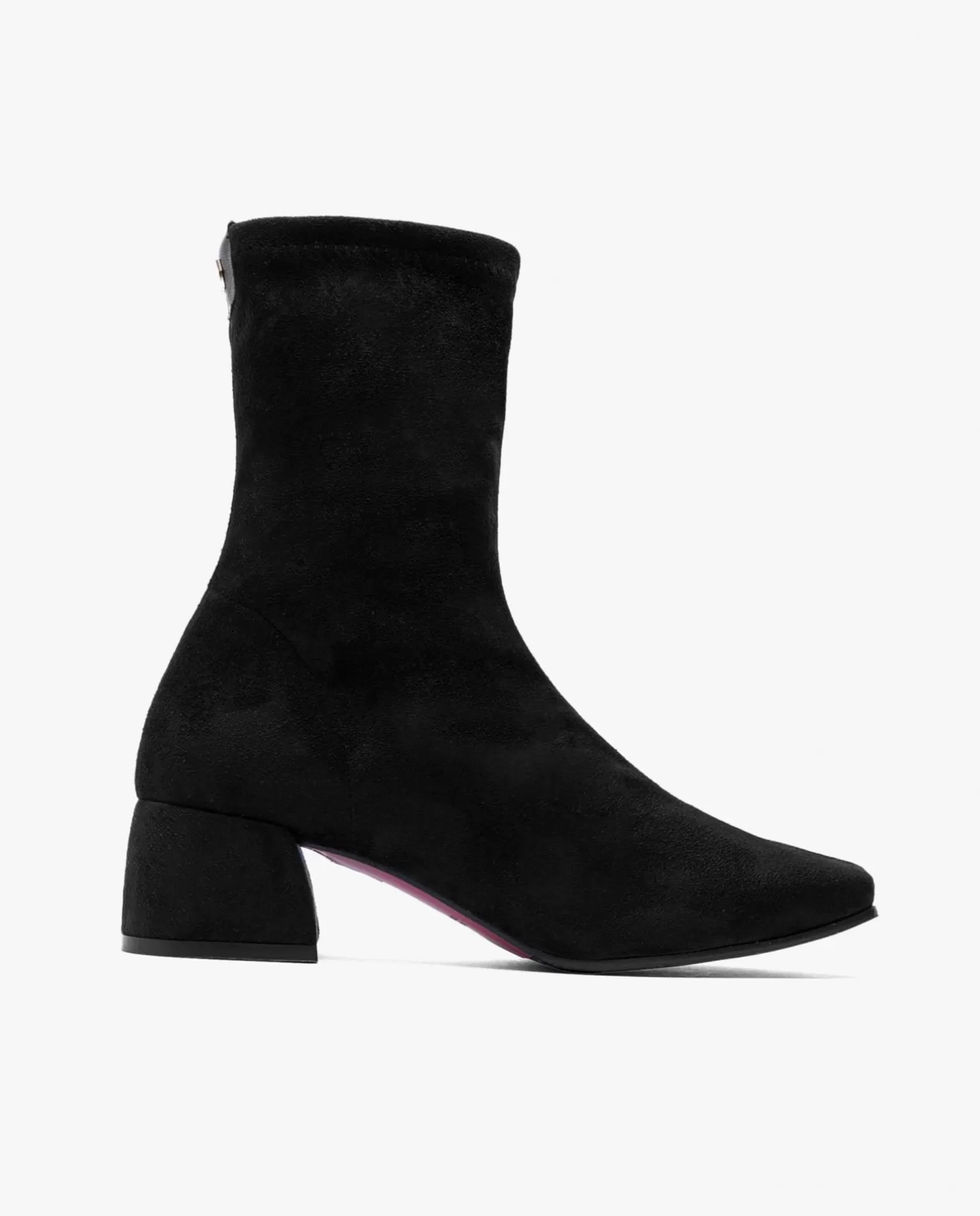 Mujer Cuplé Botin Ultrasuede Strech Negro