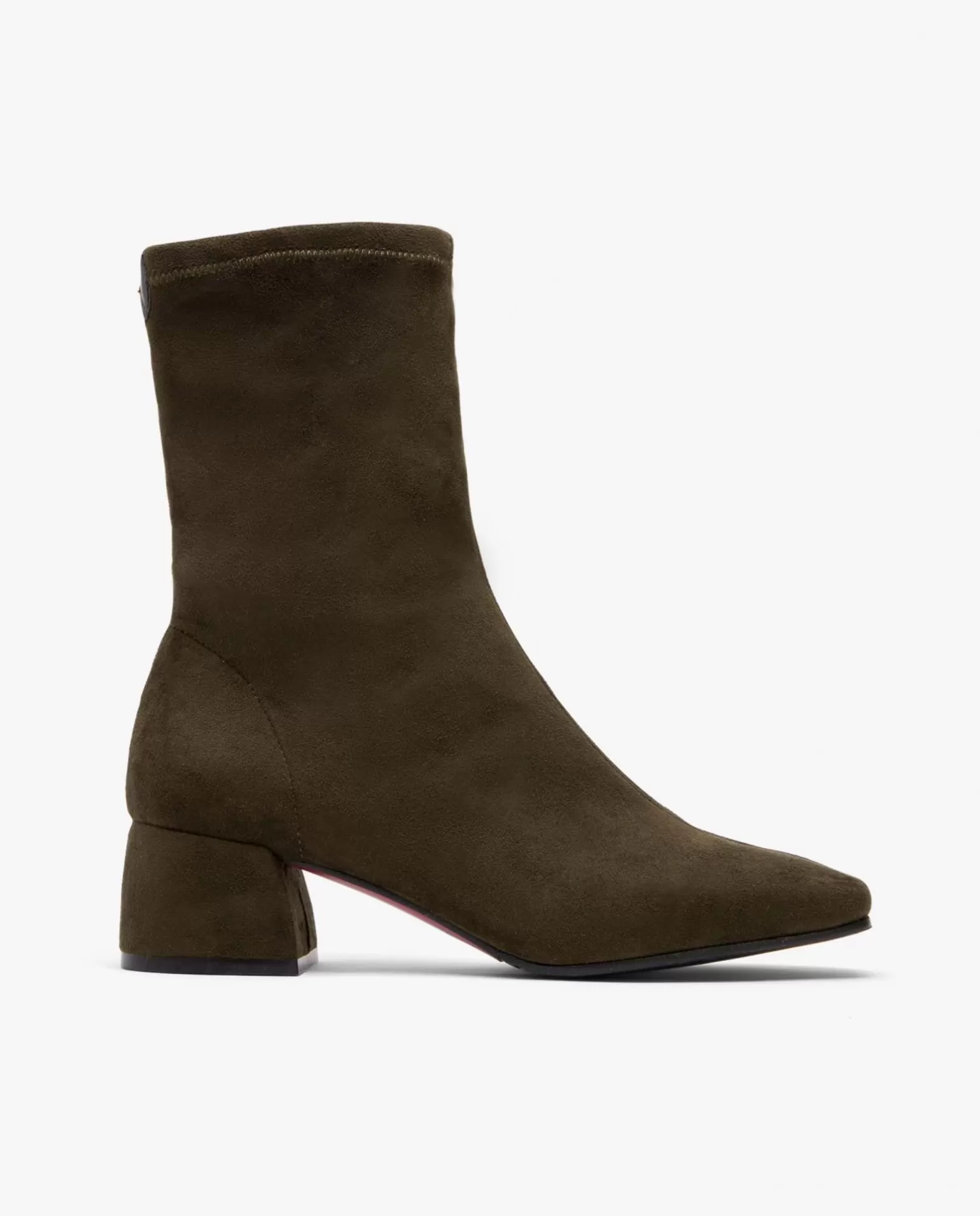 Mujer Cuplé Botin Ultrasuede Strech Verde