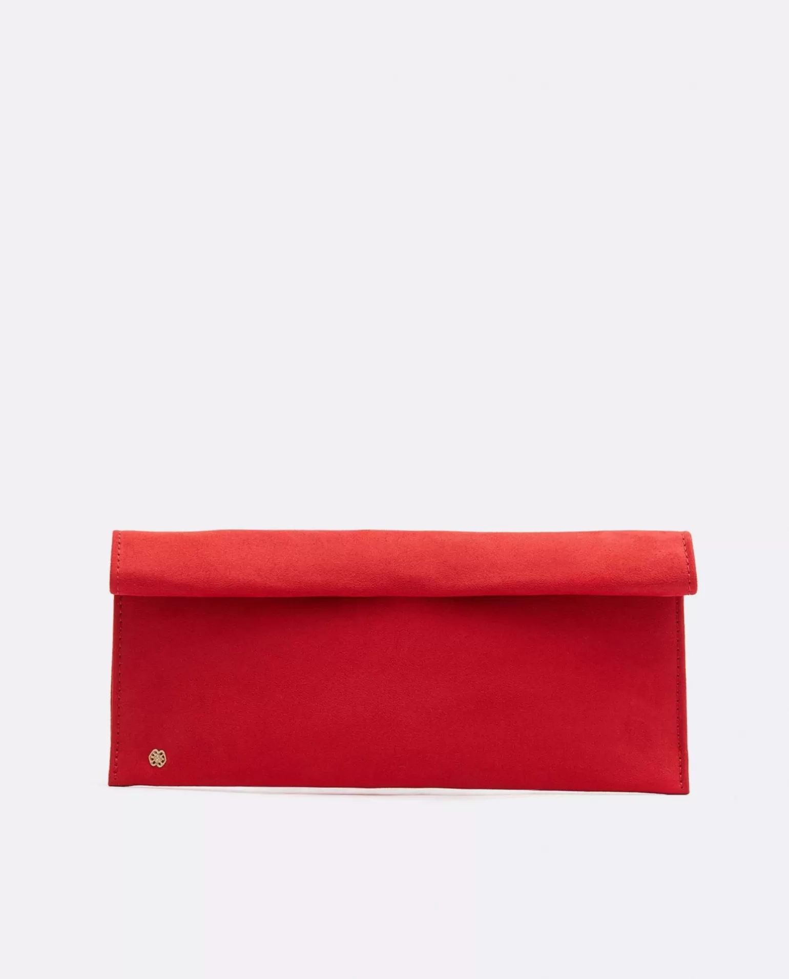 Mujer Cuplé Cartera Iman Ultrasuede Rojo