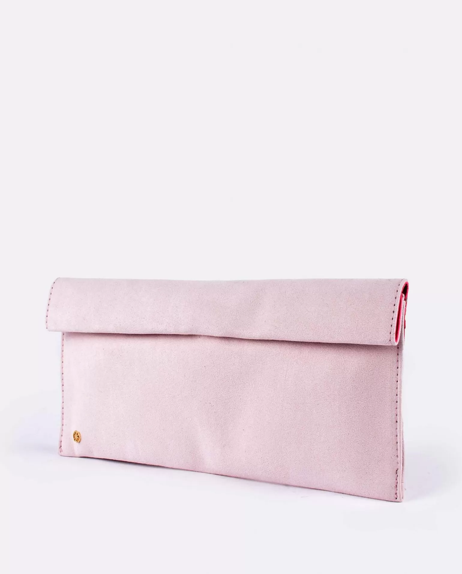 Mujer Cuplé Cartera Iman Ultrasuede Rosa Palo