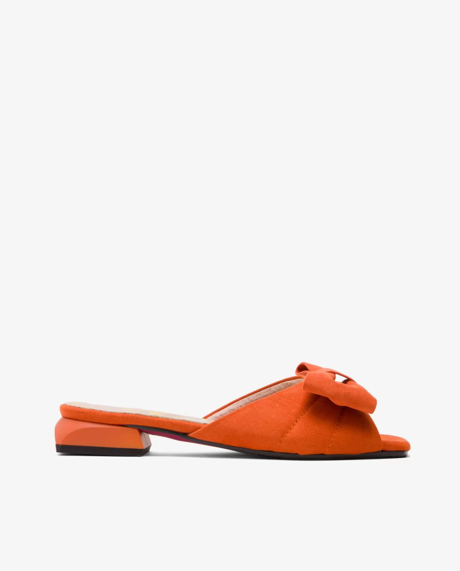 Mujer Cuplé Pala Acolchada Ultrasuede Naranja