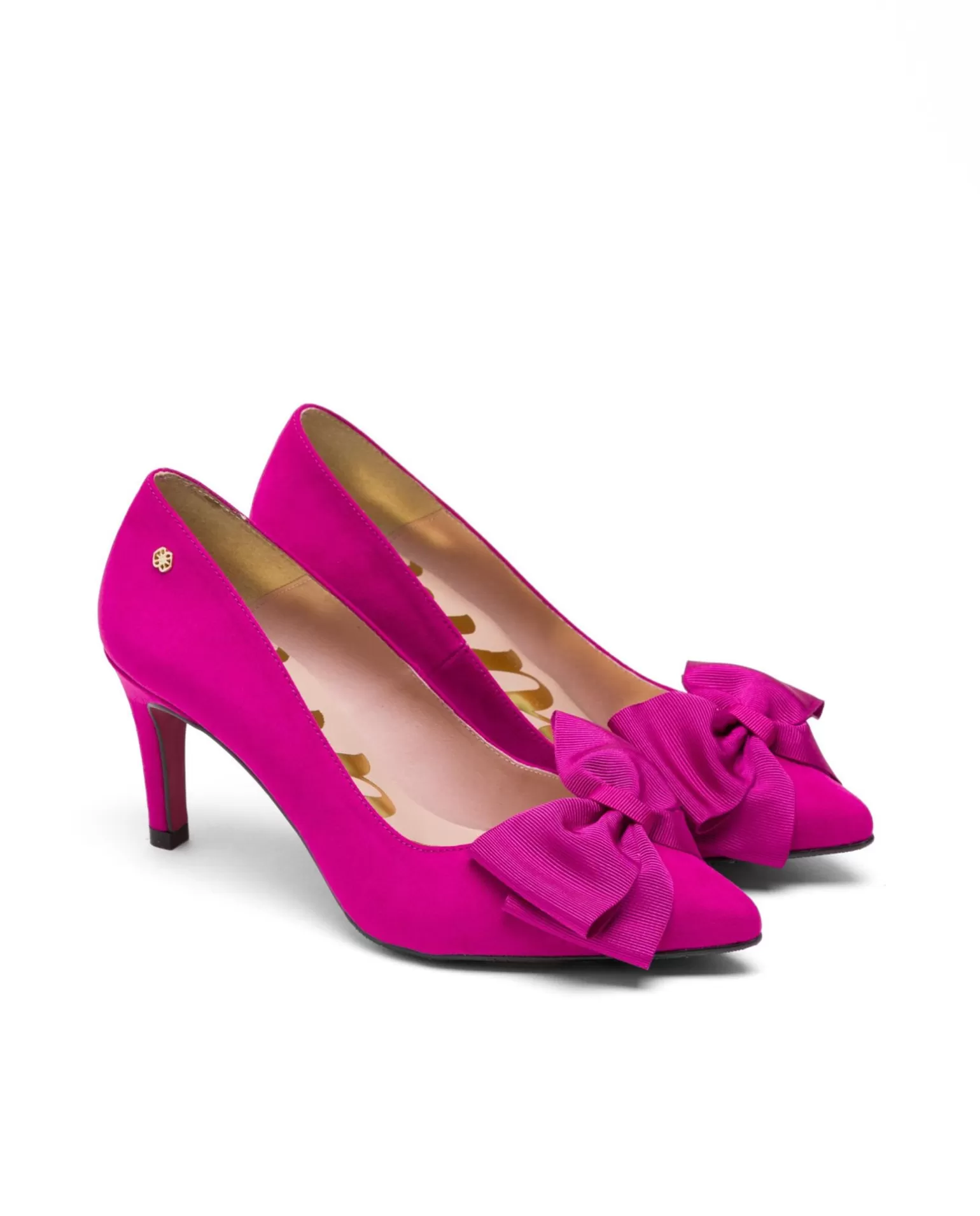 Mujer Cuplé Salon Lazo Ultrasuede Fucsia