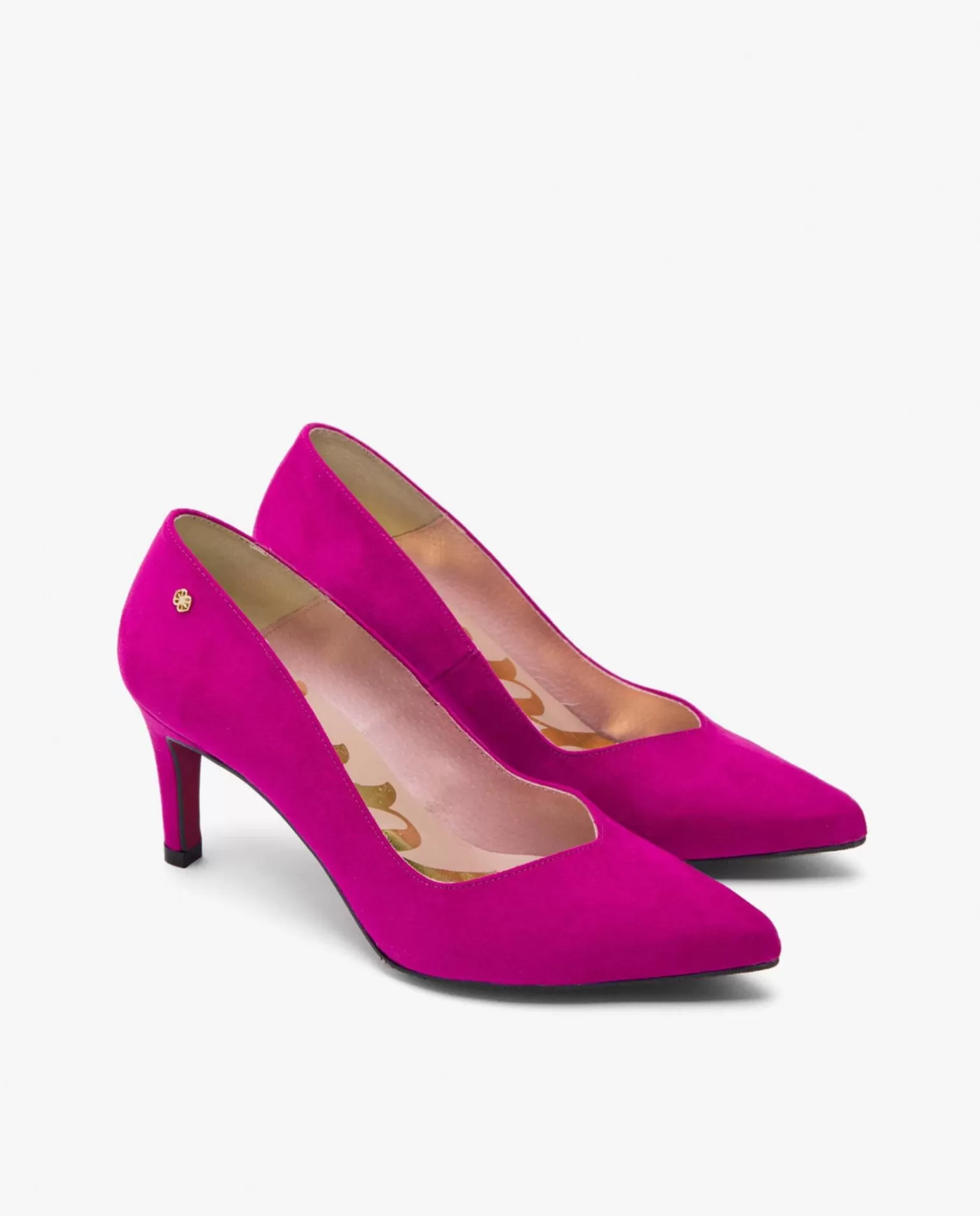 Mujer Cuplé Salon Pico Ultrasuede Fucsia