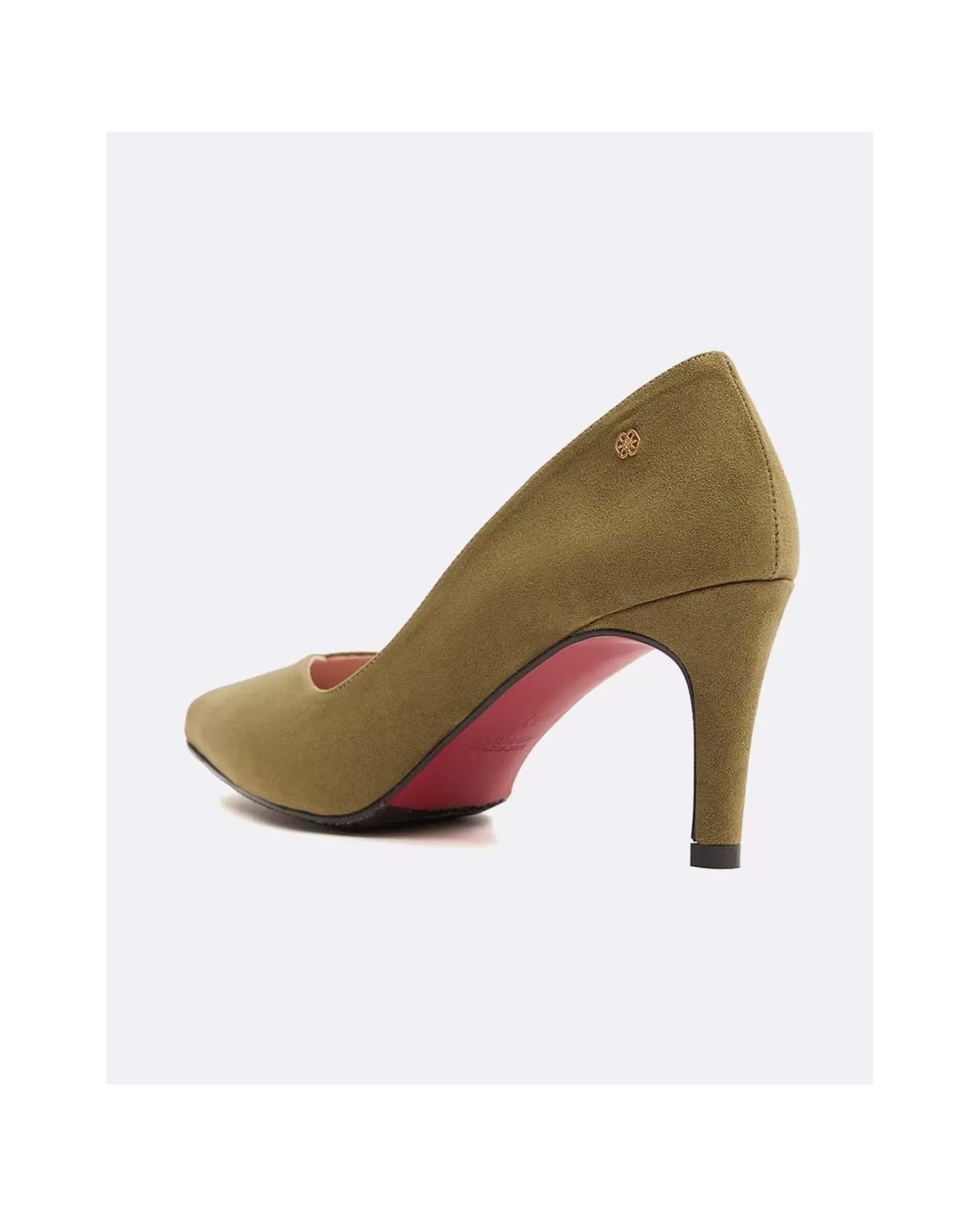 Mujer Cuplé Salon Pico Ultrasuede Kaki