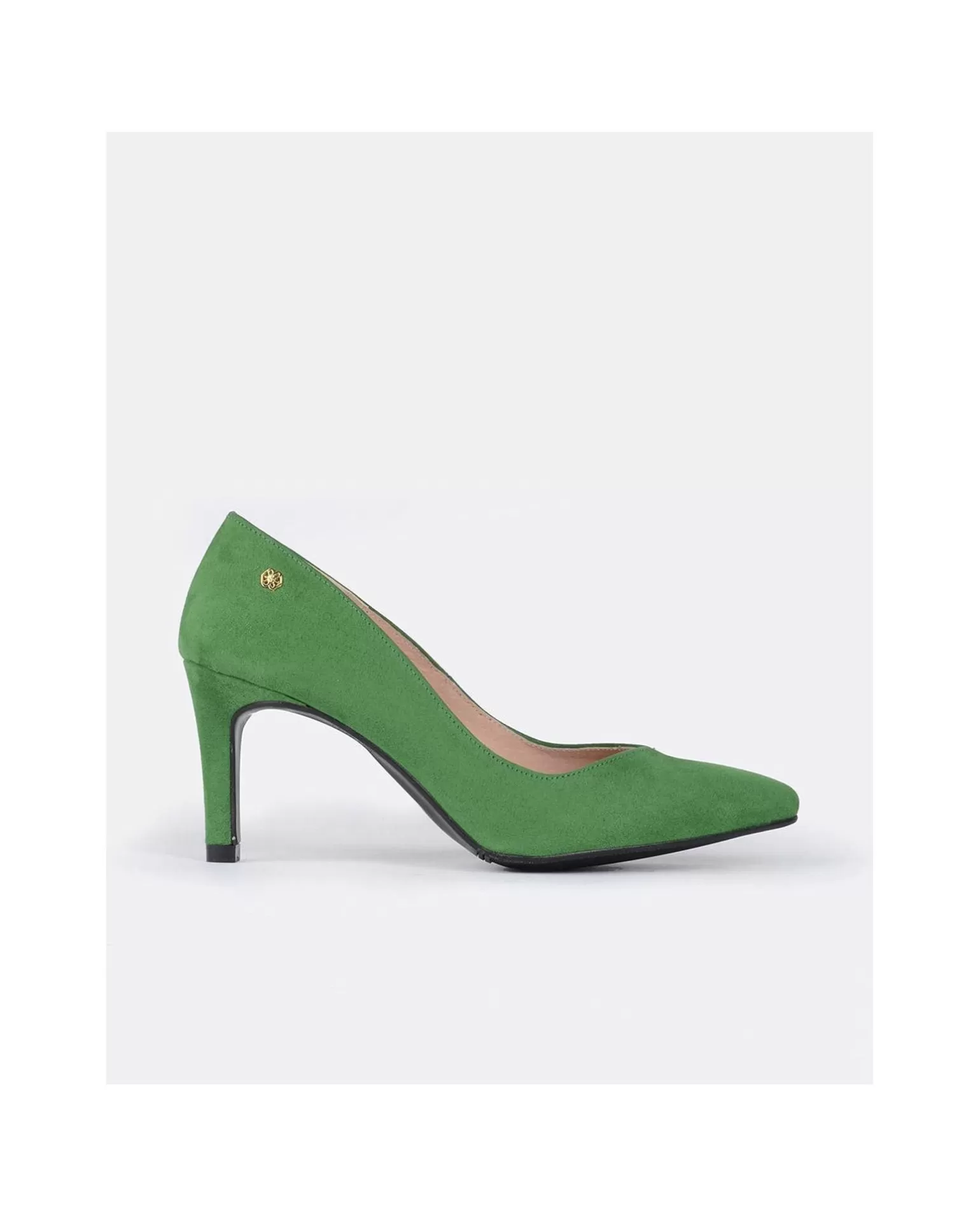 Mujer Cuplé Salon Pico Ultrasuede Verde