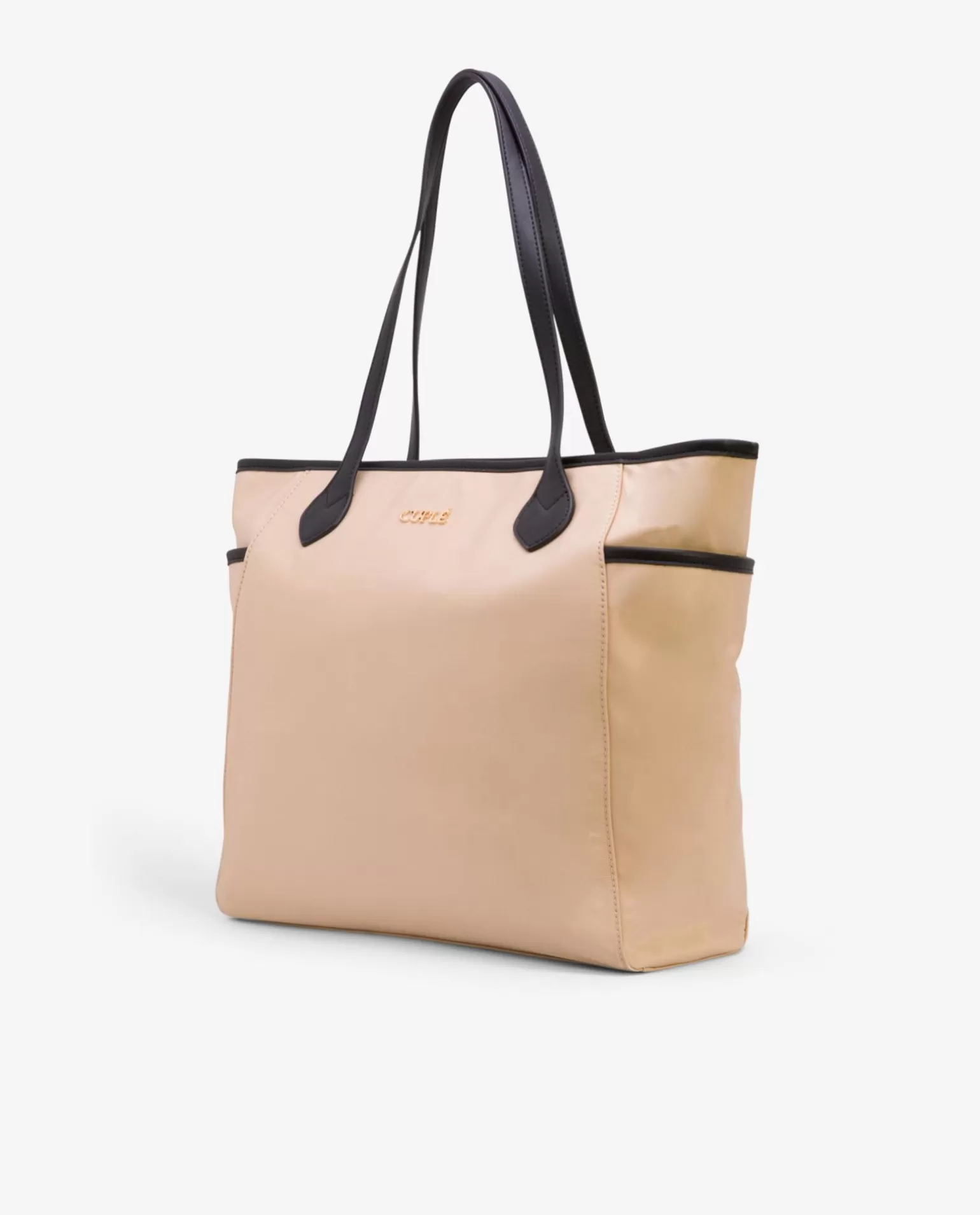 Mujer Cuplé Shopper Nylon Beig